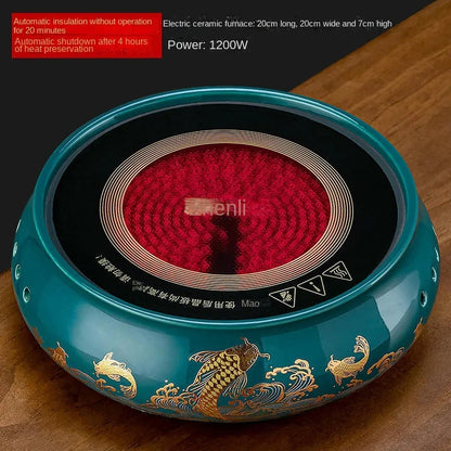 220V High-Temperature Resistant Electric Tea Stove & Tea Kettle Set for Home Use A