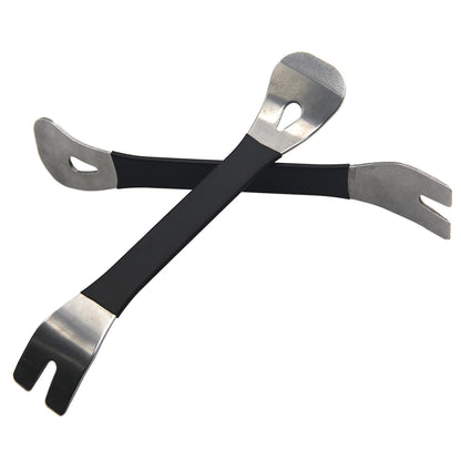 Hebelplatten-Schnallentreiber aus Edelstahl für die Entfernung von Automodifikationen der Audioleavigation, Mittelkonsolen-Innentürverkleidungswerkzeug