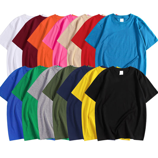 14 Colors Candy Color 100% Cotton T-Shirts Men Women Oversized Short Sleeves Casual Breathable S-XXXL Tee Clothing Soft T Shirts.