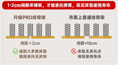 Hohes Kopfteil, Doppelbettgestell, schlichtes Holz, elegantes Queen-Size-Bett, Einzelbettgestell, Nachttische, Aufbewahrung, Cama Moderno Lujo-Möbel