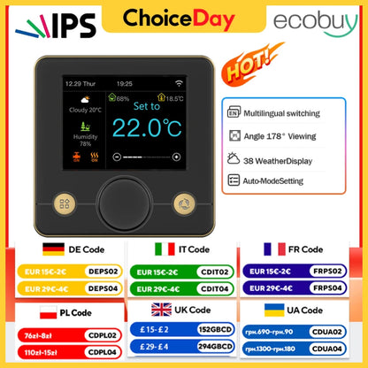 Tuya Wifi Heating Thermostat Smart Thermostat Gas Boiler  Floor Heating Termostato Digital Temperature Controller Smart Life Ale.