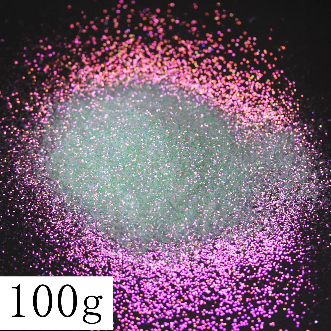 Ultra Fine Colorful Spark - Solvent Resistant White Iridescent Glitter -  - 015 Size, 0.5 mm