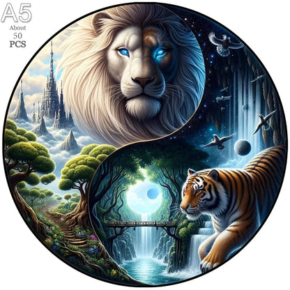 Unique Wooden Animal Jigsaw Puzzles Colorful Rabbit Cat Dog 3D Puzzle Gift Interactive Toy for Adults Kids Educational Jigsaws