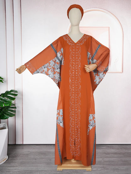 Abayas For Women Dubai Luxury 2025 African Muslim Fashion Dress Caftan Marocain Evening Party Dresses Boubou Robe Djellaba Femme.