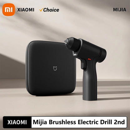 Xiaomi Mijia Bürstenlose elektrische Bohrmaschine 2, Smart Home-Elektrowerkzeug Typ C, wiederaufladbarer multifunktionaler Akku-Bohrschrauber, Schraubendreher CN