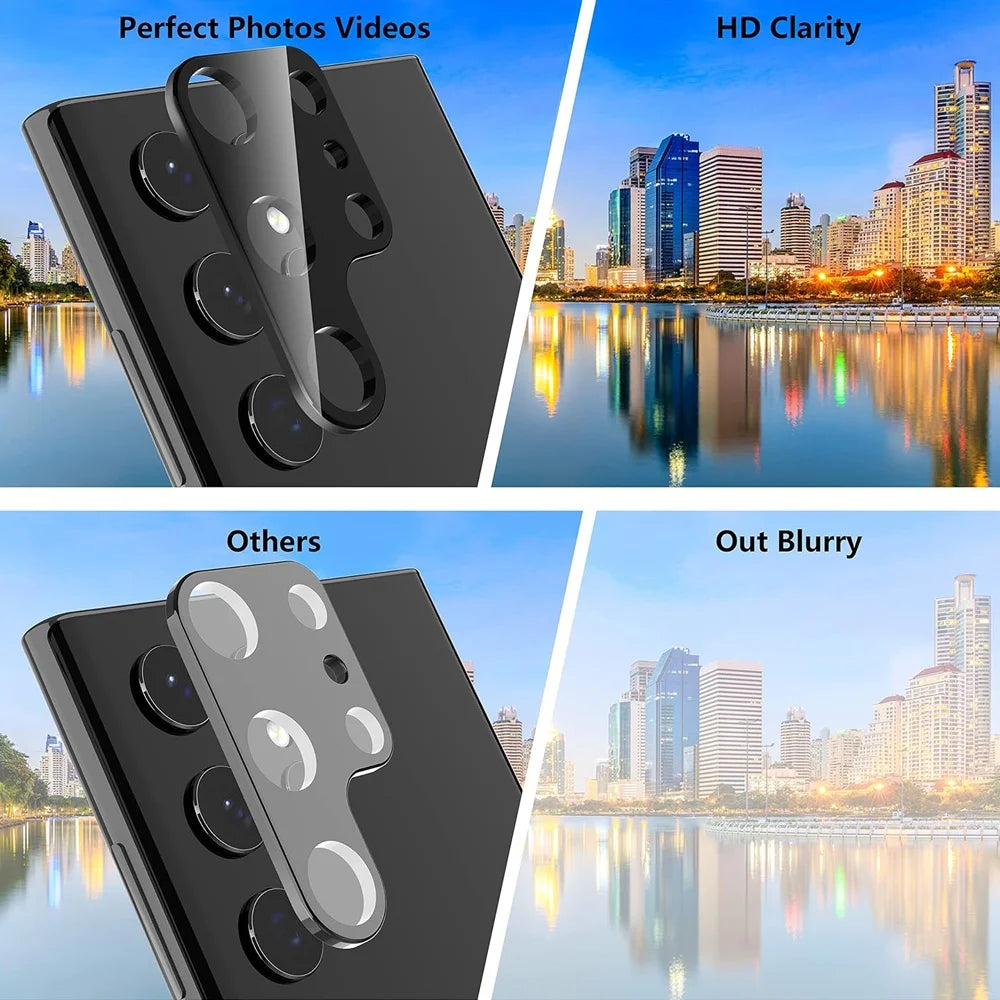 3PCS Camera Protector For Samsung Galaxy S25 S24 S23 Ultra S22 S21 Plus Camera Lens Film Samsung S25 S24 FE Cameras Glass.