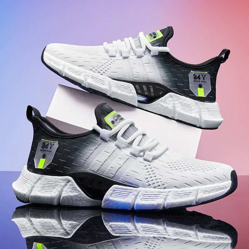 New Fashion Runnning Sport Shoes Men Sneakers Lightweight Breathable Mesh Comfortable Men's Casual Shoes Outdoor Jogging Zapatos.