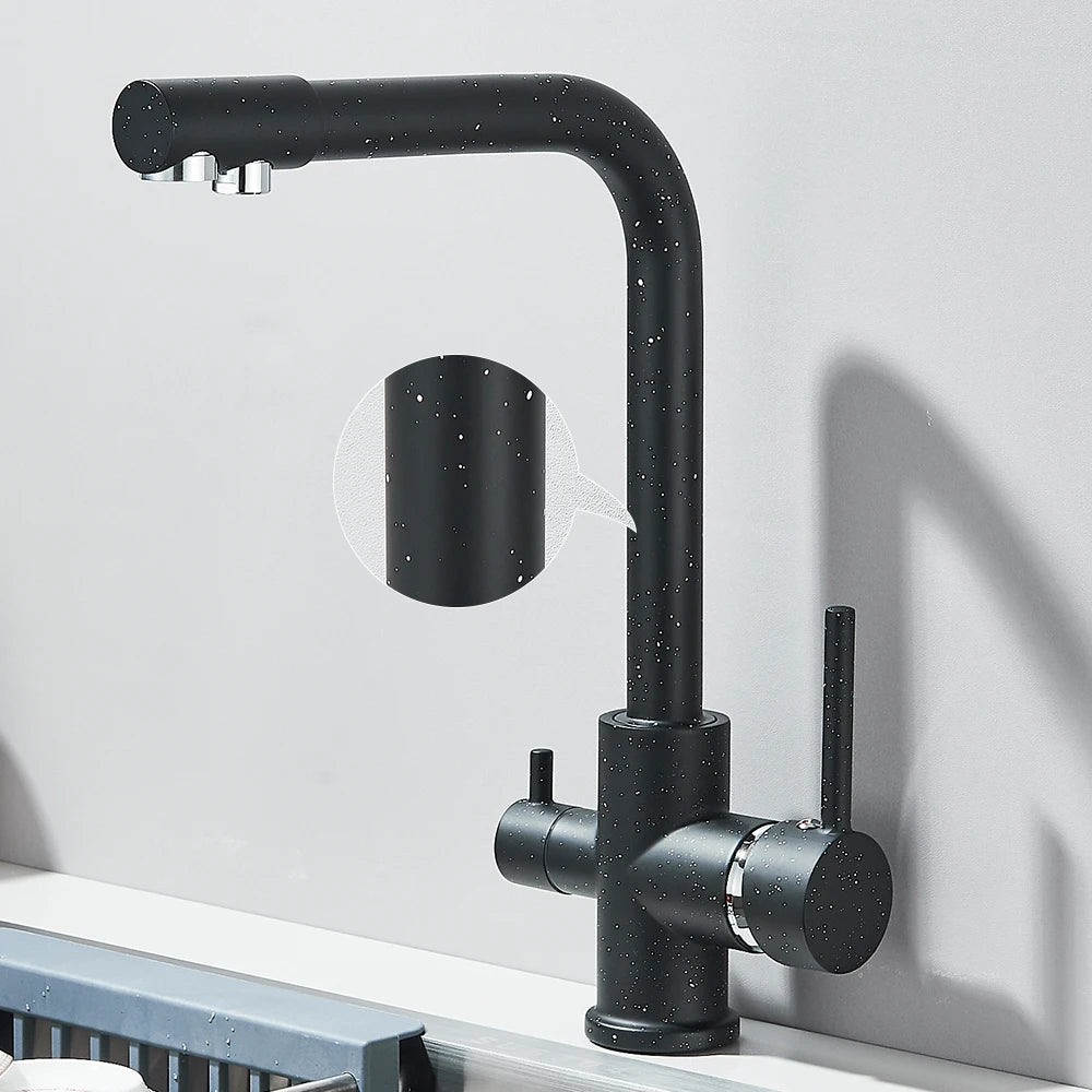 Filtered Kitchen Sink Faucets Drinking Water Filter Kitchen Faucet Sink Tap Hot Cold Water Tap For Kitchen