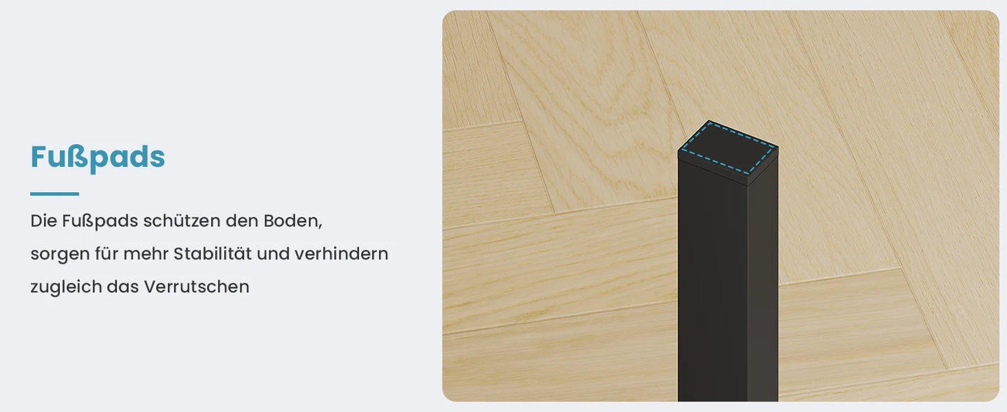 Metallbettgestell 140 x 200 cm mit LED-Beleuchtung, Kopfteil und Ladestation, integriertes Metallbett 140 x 200 mit Gitterbraten