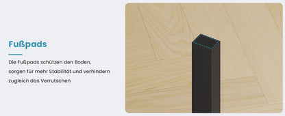 Metallbettgestell 140 x 200 cm mit LED-Beleuchtung, Kopfteil und Ladestation, integriertes Metallbett 140 x 200 mit Gitterbraten