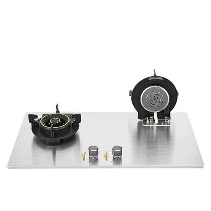 419H Embedded Stainless Steel Gas Stove/  4.8Kw High Firepower Household Stove/Reversible Double Stove Magic Dish Stove.