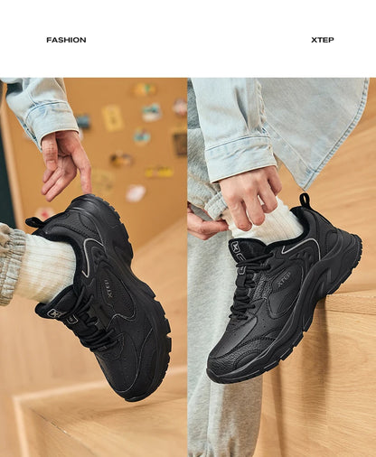 Xtep Cotton Shoes For Women 2024 Winter Warm Soft Sports Shoes Trendy Retro Durability Comfortable Sneakers 876418370026.