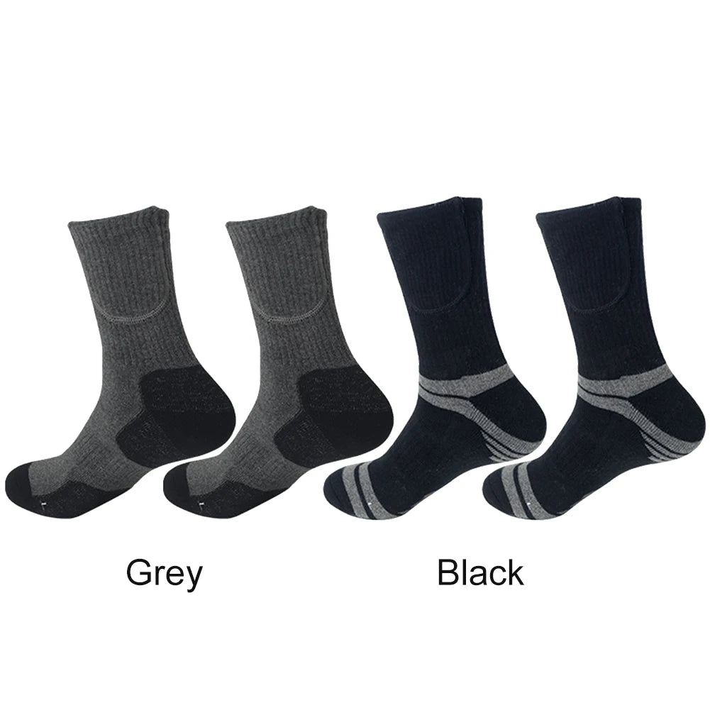 Unisex Thermal Insulated Socks Washable Electric Thermal Socks Elastic Thickened for Outdoor Sports Skiing.