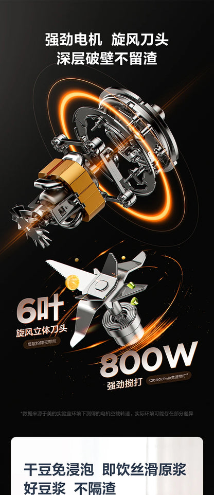 Wall Breaking Multifunction Blender Machine Kitchen Food Processor Multi-function Bass Multi-function Cooking Ann Sleeping.