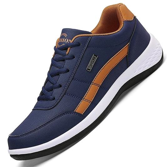 Pu Leder Männer Schuhe Turnschuhe Trend Casual Atmungsaktive Freizeit Männlichen Turnschuhe Nicht-Slip Schuhe Vulkanisierte Schuhe Tenis Masculino