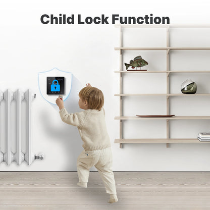 MOES Tuya ZigBee WiFi Smart Thermostat Programmable Temperature Controller for Water Boiler Electric Heating Alexa Google Home.