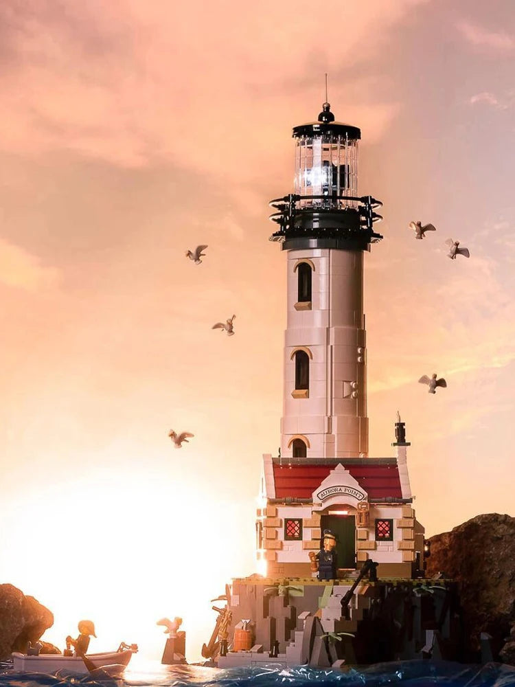 New 2065pcs Electric Lighthouse 21335 Model Building Block Motorised Bricks Assembly Kids Toys For Children Christmas Gifts.