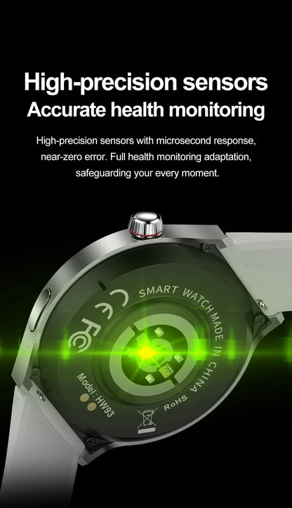 2025 New Watch 4 GT Series Smart Watch Men AMOLED Screen Heart Rate Health Monitoring Bluetooth Call Business Smartwatch Man