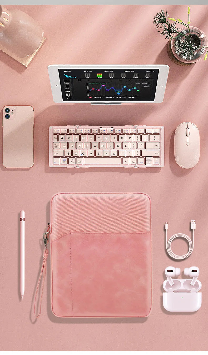 Tablet Bag Sleeve 7.9-1113 14 Inch Handbag for IPad Pro Samsung Xiaomi Bag Cover Shockproof Portable Pouch Pockets Tablet Cases.