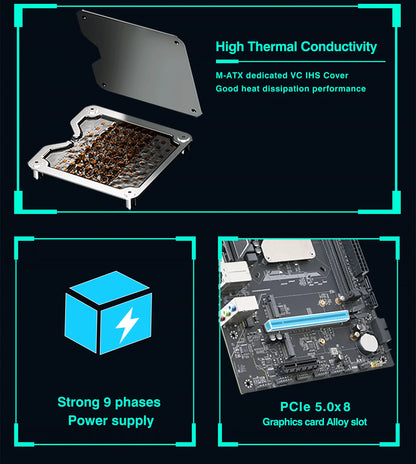 Q1HY ES 0000 Refer to i9 139** DIY Gaming Computer Motherboard with Onboard 13th Kit Interposer Core CPU 14C20T DDR5 Desktops.