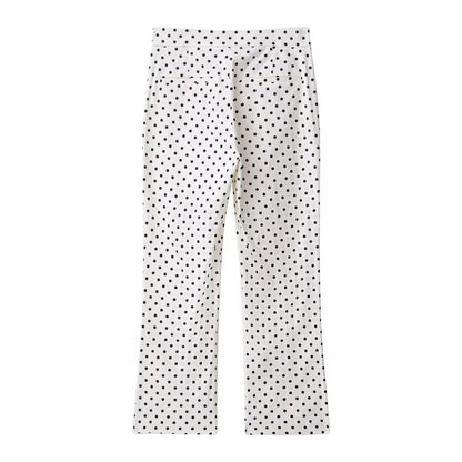 TRAFZA Herbst Polka Dot Gedruckt Jacke Für Frauen Lange Ärmel Rollkragen Zipper Mit Taschen Kordelzug Lose Vintage Mäntel