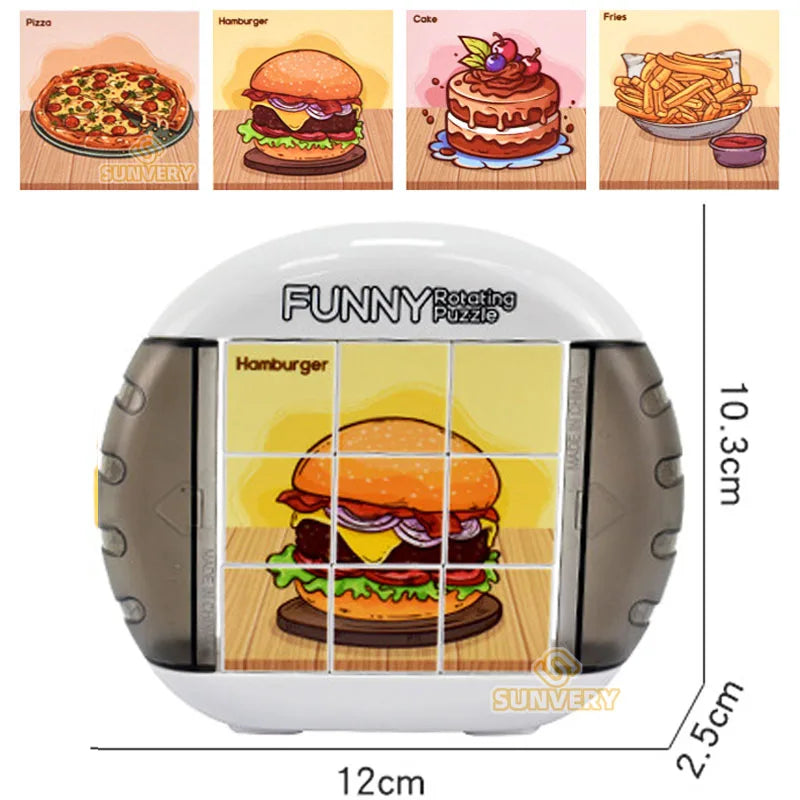 4IN1 Rotating Puzzle for Kids Fidget Toys 3 4 5 6 7 8 Year Old 4 Puzzles in 1  Fine Motor Skills, Gift for Boys & Girls Ages 3+.