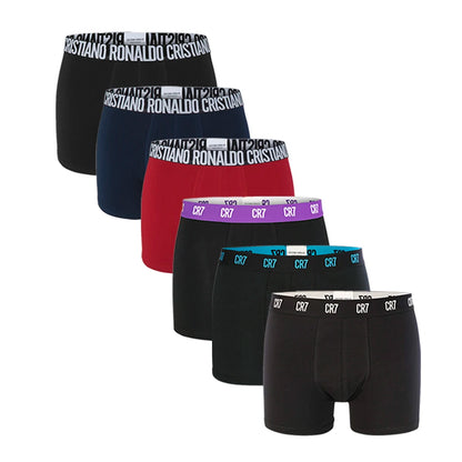 CRIIS SEVEN 7 Boxershorts für Herren, Cristiano Ronaldo, Basic-Unterwäsche aus Baumwolle, Herren-Badehose, Turnhose, bequeme Unterhose