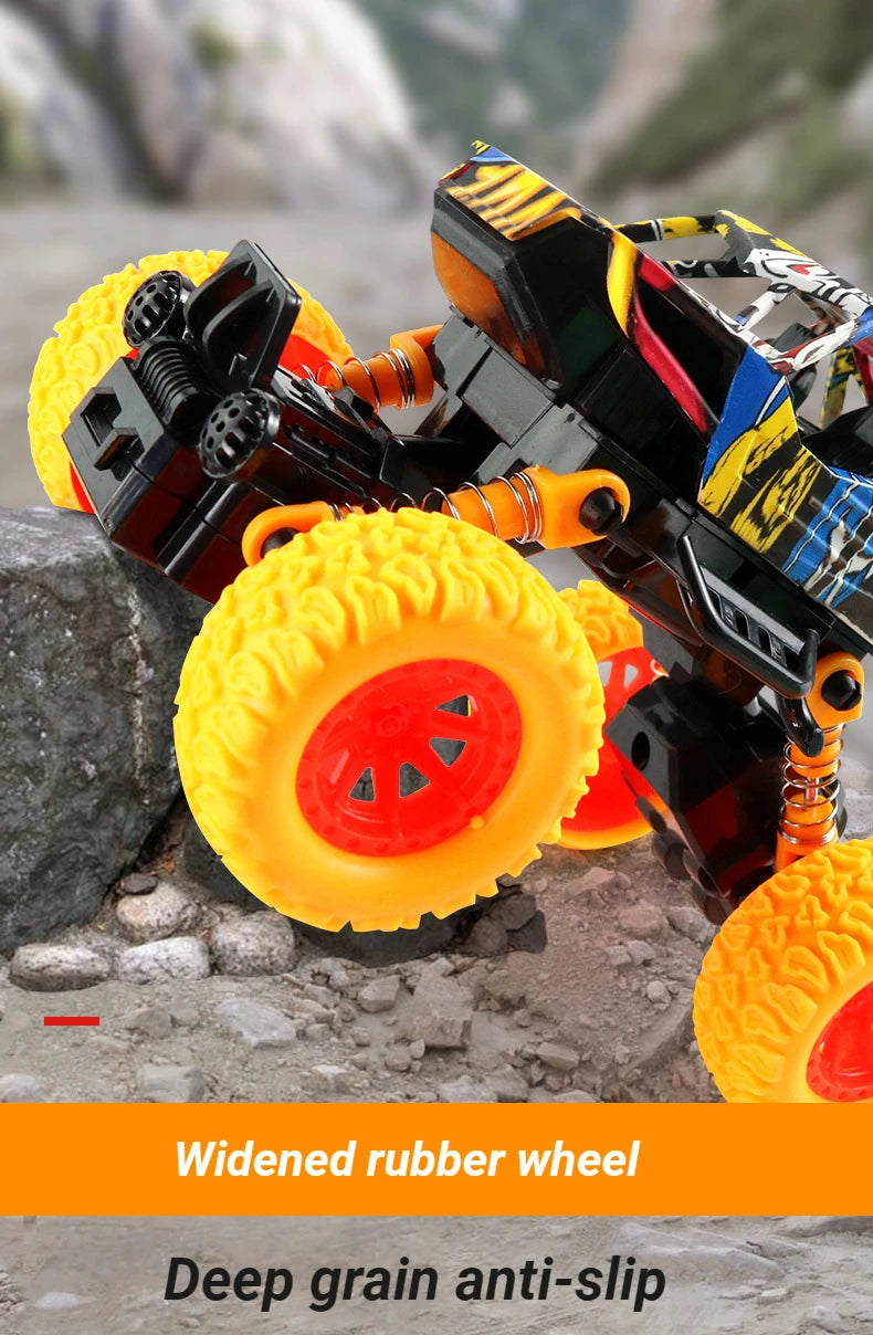 Children's toy car high-speed off-road vehicle outdoor toy off-road vehicle model inertia climbing stunt vehicle children's gift.