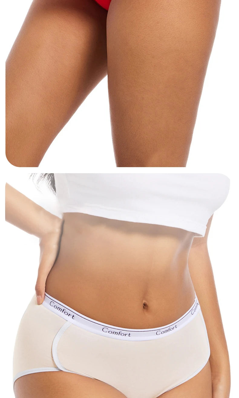 1pcs Girl Menstrual Panties Women's Physiological Briefs Ladies Period Leak Proof Panty High Waist Cotton Underwear.