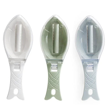 Fish Scale Scraper Fish Skin Brush Seafood Tools Fast Remove Fish Scraper Cleaning Knife Kitchen Accessories.
