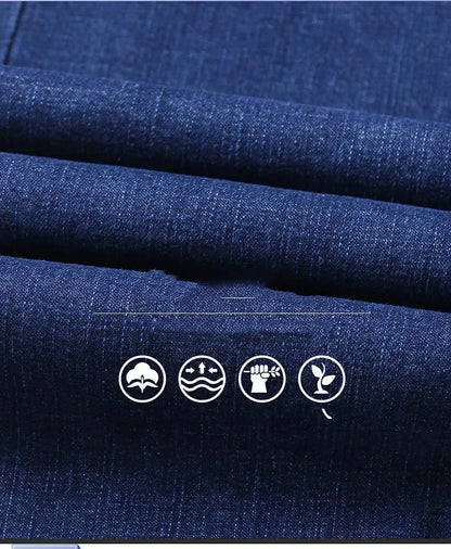 2025 Men's New Men's Fashion Casual Jeans Classic Style Casual Stretch Slim Fit Jeans Men's Denim Pants Black Blue Men's Style.