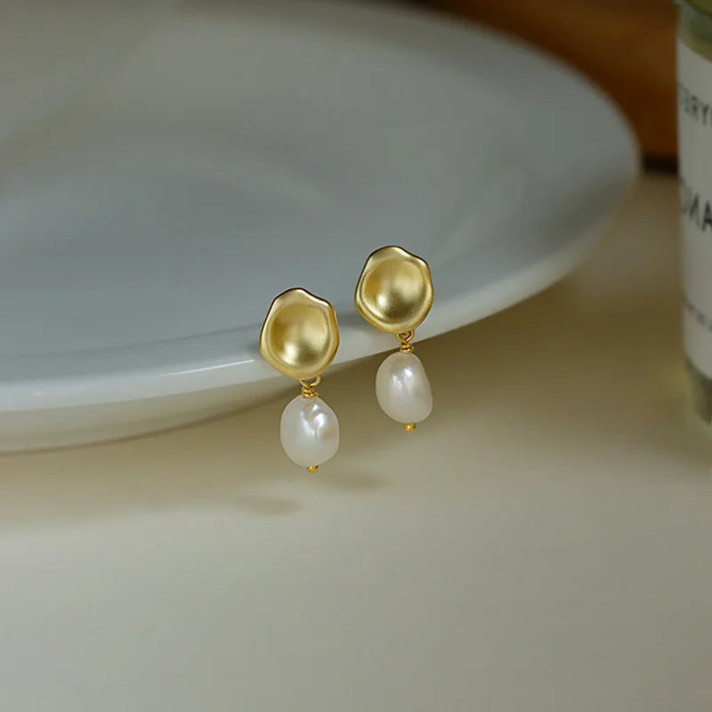 Korean Cute Ear Piercing Water Drop Earrings for Women Crystal Short Tassel Hypoallergenic Female Earrings Party Jewelry Brincos