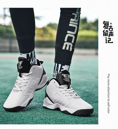 2024 Men Basketball Shoes Outdoor Sports Shoes Male Trendy Sneakers Wear Resistant Rubber Sole Basketball Shoes unisex 36-45