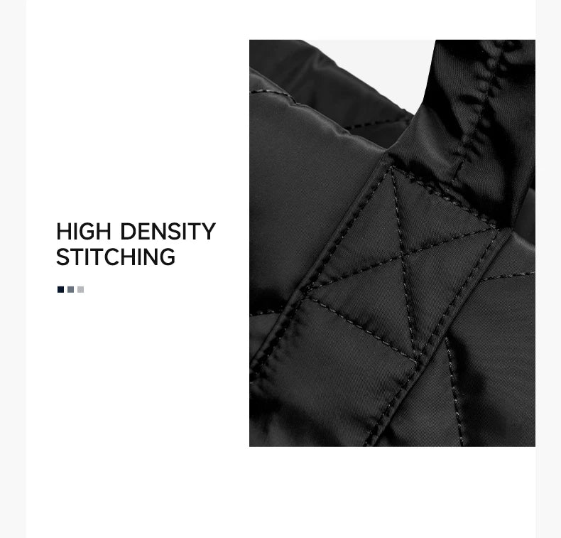 LEE Large Soft Puffer Bag Women Big Size College Students Laptop Book Quilted Tote Bag Lady Down-filled Shopping School Bags.