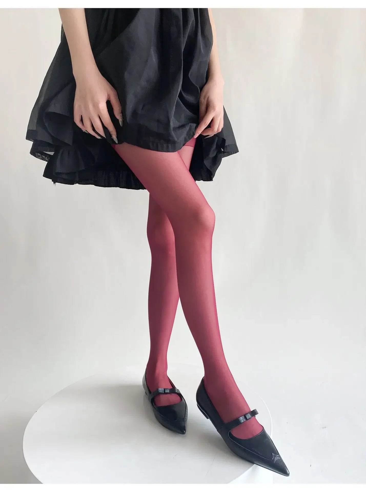 Blue Green Ultra-thin Nylon Thigh High Stockings Pantyhoses Women Sexy Women Tights Velvet Sexy Lingeries Hosiery Body Stockings