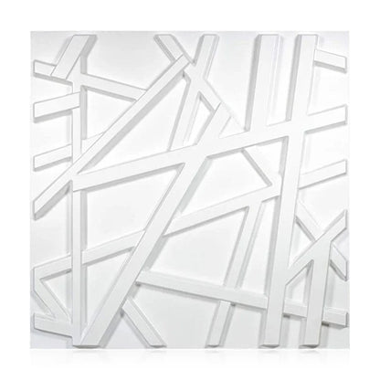 4pcs 50x50cm 3D wall panel Geometric lines 3D wall sticker wallpaper mural diamond design decor tile 3d mold 90's aesthetic room