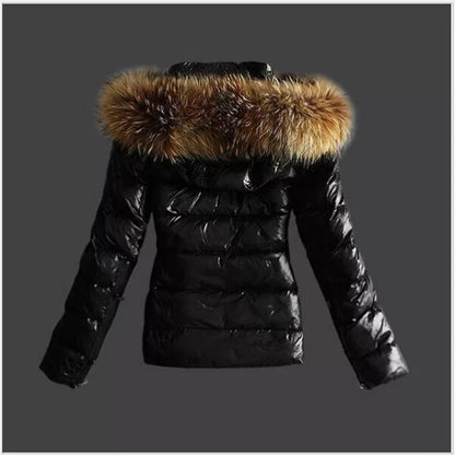 2025, Winter Jacken Frauen Grundlegende Mäntel Mode Faux PU Leder Winter Jacken Frauen Künstliche Pelz Kragen Mantel Weibliche Oberbekleidung.