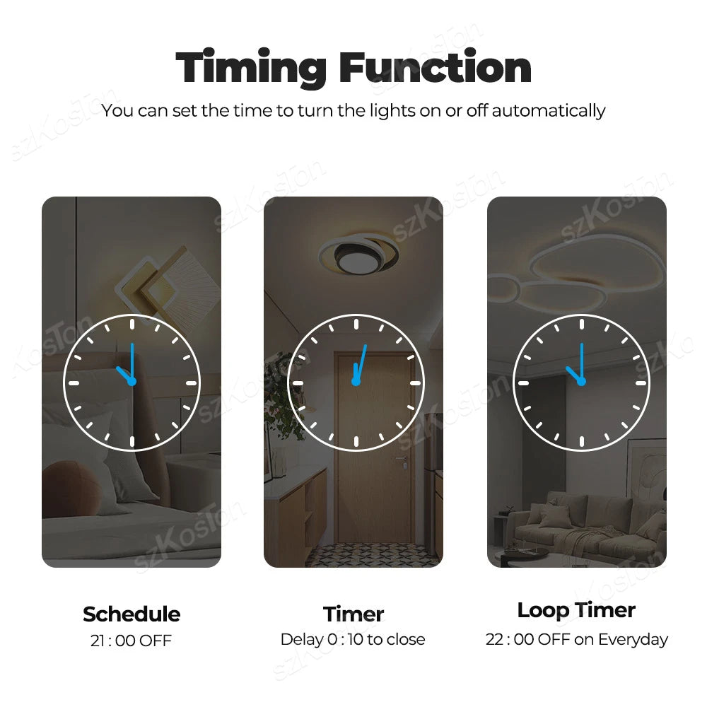 16A Tuya WiFi Smart Switch Modul Smart Home 2CH MiNi DIY Licht Breaker Timer Sprachsteuerung Funktioniert mit Alexa Google Hause.