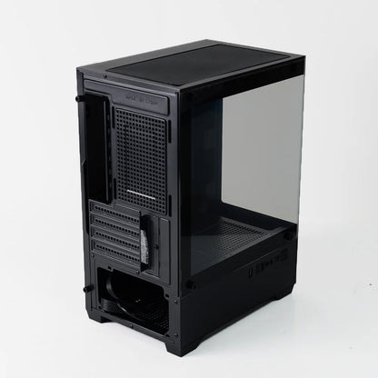 MANMU Tempered Glass Transparent Pc Case Cabinet M-Atx Gaming Rgb Case Desktop Tower Computer Case.