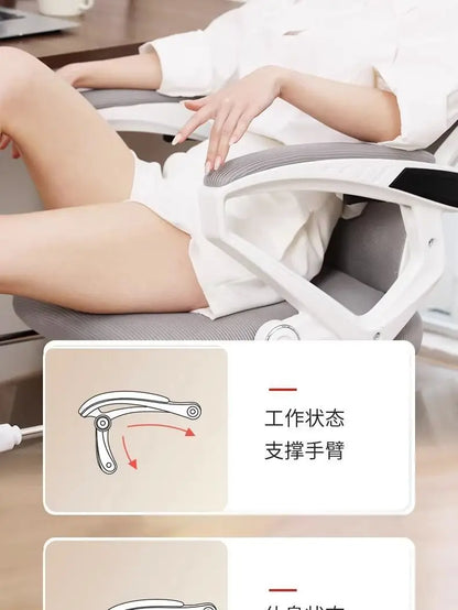 Computer-Bürostuhl, ergonomisch, bequem, drehbar, aus Netzstoff, Gaming-Chefstuhl, Liegestuhl, Liegestuhl, Silla Oficina, Heimbüro