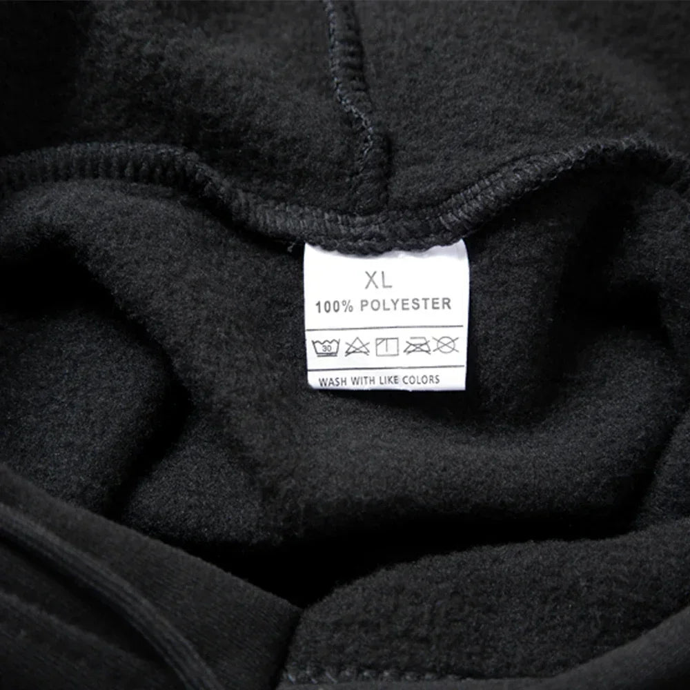 PARIS Letter Print Sweatshirt Suit Men's Fleece Hoodie Pants Set Spring Autumn Winter Warm Casual Sports Pullover Trousers Sets.