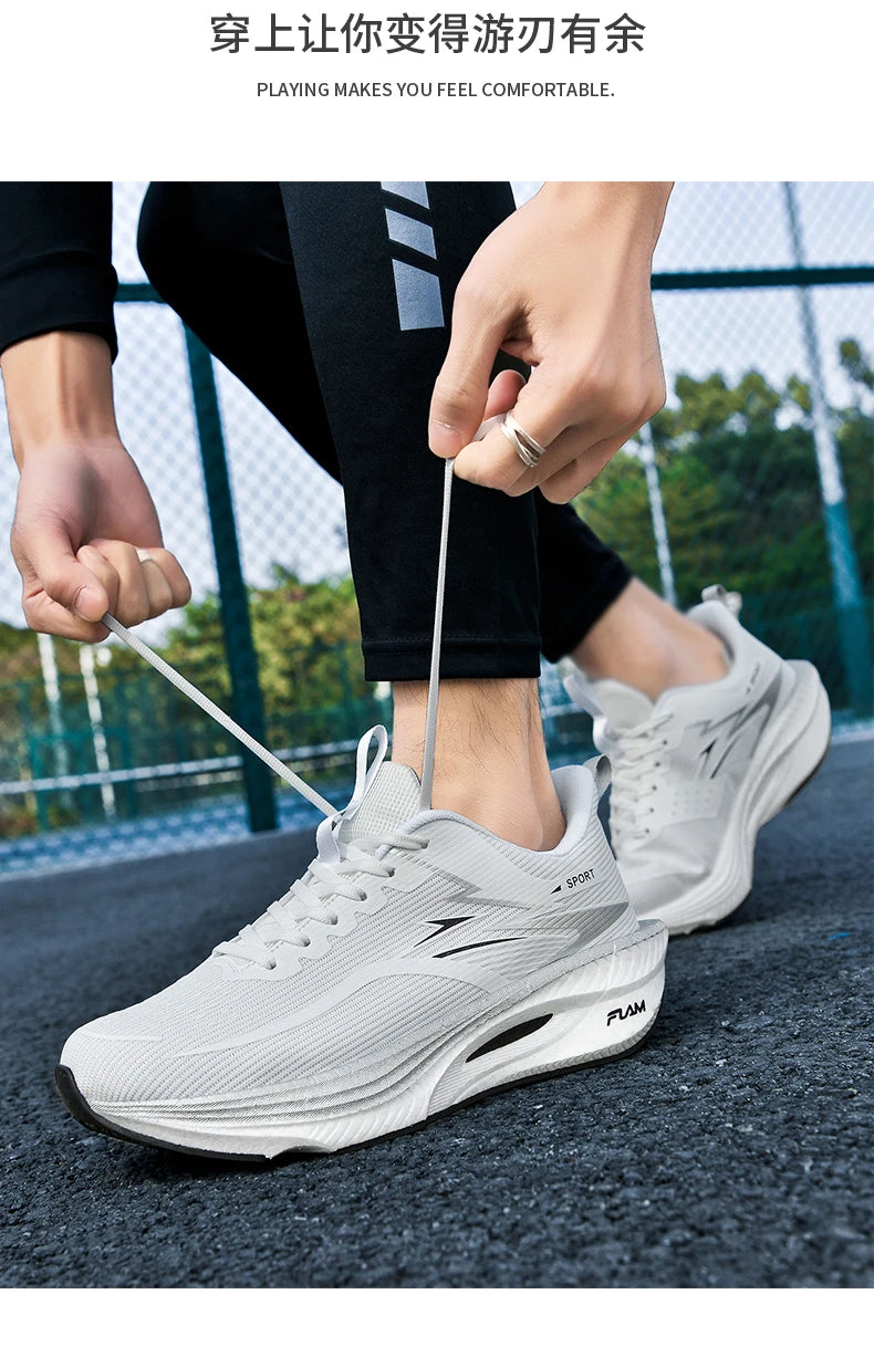 Sports Running Shoes Men Sneakers Marathon Breathable Comfortable Brand Trend Women Athletic Trainer Outdoor Sneakers AirCushion