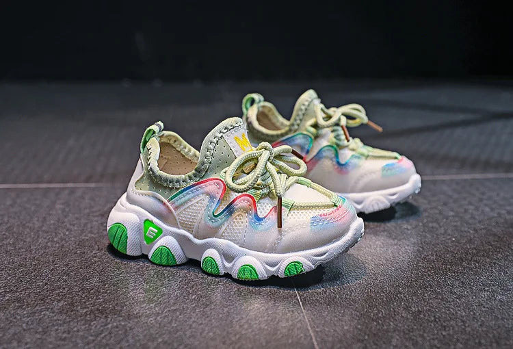 Children's Sports Shoes for Toddlers Boys Girls Little Kids Running Sneakers Air Mesh Breathable Soft Fashion Classic Casual New.