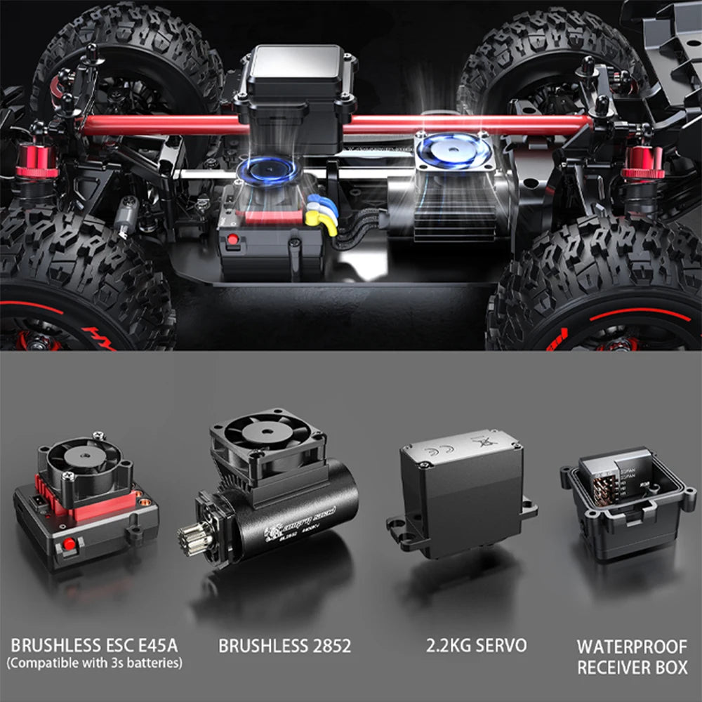 MJX HYPER GO 14210 1/14 Brushless High Speed RC Car Vechile Models 55km/h.