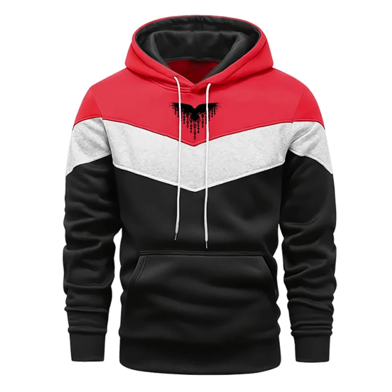 Viking Raven Men's Tracksuit Hoodie Sweatpants Urban Casual Fashion Sportswear Autumn Winter Home Outdoor Comfort Warm Outfit.