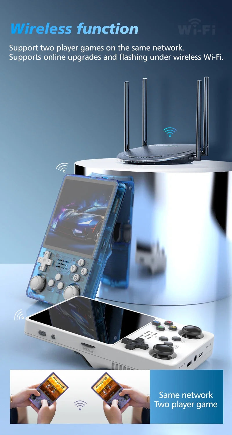 R36S R36Plus Retro Handheld Game Console Linux 64-bit System 4" IPS Screen RK3326 Portable Pocket Video Player For N64 PS1.