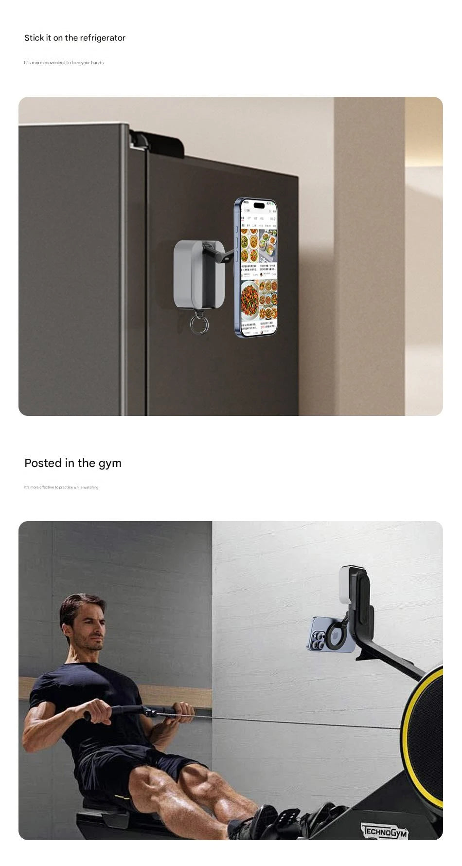 2026 Magnetic Phone Holder Airplane High Speed Rail Stand Portable Desktop Multi functional Travel Fitness Vlog Kitchen Live.