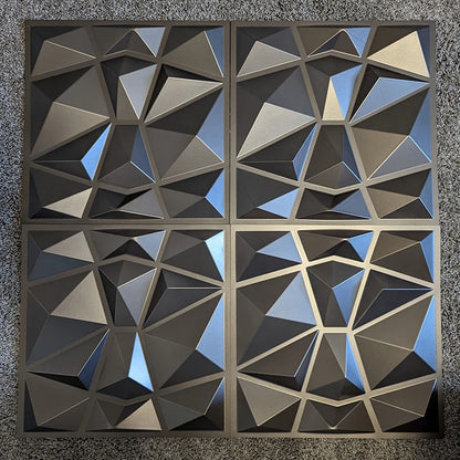 12pcs 30cm house wall renovation stereo 3D wall panel non-self-adhesive 3D wall sticker art tile wallpaper room bathroom ceiling