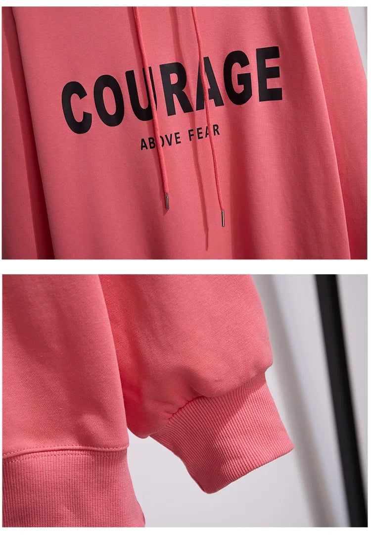 175 kg Plus Size Damen Büste 170 Frühling Herbst Lose Brief Kapuzenpullover Sweatshirt Schwarz Rot Weiß 4XL 5XL 6XL 7XL 8XL 9XL