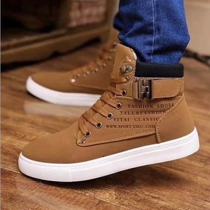 New Arrival Men's High Top Casual Shoes Spring/Autumn High Top Sneakers High Quality Retro Fashion Men Boots Zapatillas Hombre.